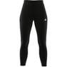 Women Essentials 3-Stripes High-Waisted Single Jersey Leggings, Black, A701_ONE, thumbnail image number 9