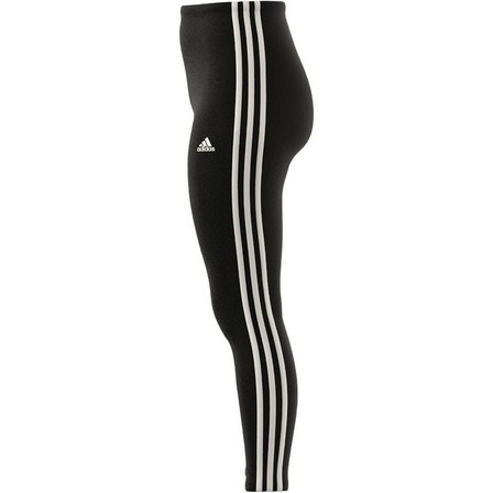 Women Essentials 3-Stripes High-Waisted Single Jersey Leggings, Black, A701_ONE, large image number 13