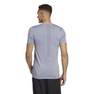Men Aeroknit Yoga Base Seamless Training T-Shirt, Grey, A701_ONE, thumbnail image number 5