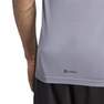 Men Aeroknit Yoga Base Seamless Training T-Shirt, Grey, A701_ONE, thumbnail image number 6