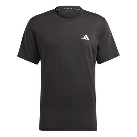 Men Train Essentials Comfort Training T-Shirt, Black, A701_ONE, large image number 2