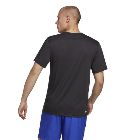 Men Train Essentials Comfort Training T-Shirt, Black, A701_ONE, large image number 3