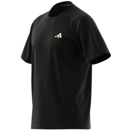 Men Train Essentials Comfort Training T-Shirt, Black, A701_ONE, large image number 7