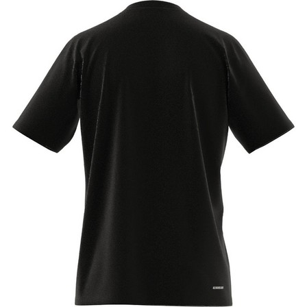 Men Train Essentials Comfort Training T-Shirt, Black, A701_ONE, large image number 13