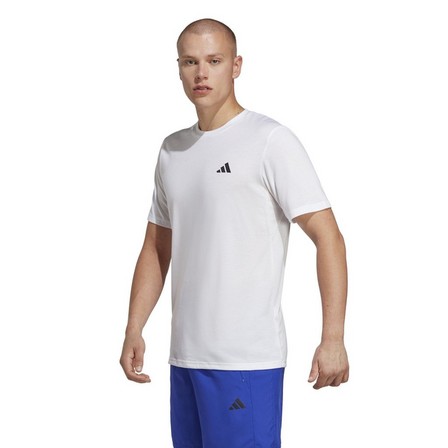 Men Train Essentials Comfort Training T-Shirt, White, A701_ONE, large image number 11