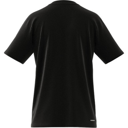 Train Essentials Training T-Shirt black Male Adult, A701_ONE, large image number 8