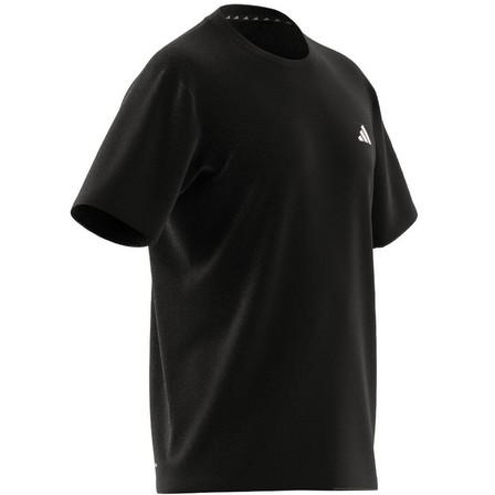 Train Essentials Training T-Shirt black Male Adult, A701_ONE, large image number 9