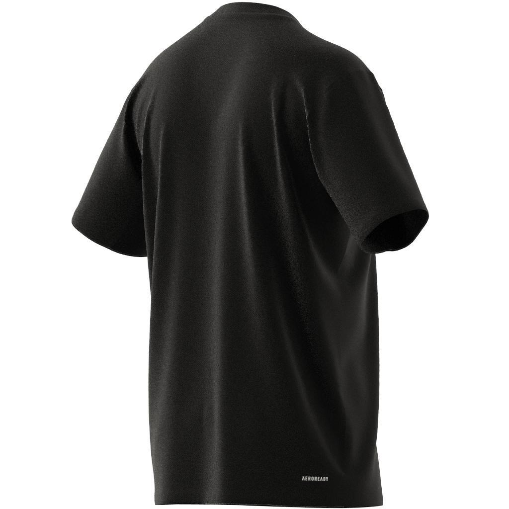 Men Train Essentials Training T-Shirt, Black, A701_ONE, large image number 13