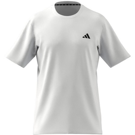 Men Train Essentials Training T-Shirt, White, A701_ONE, large image number 6