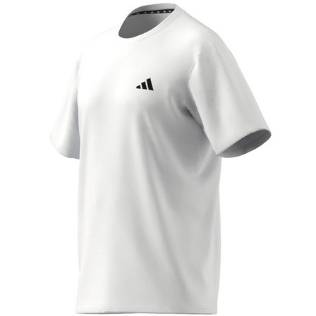 Men Train Essentials Training T-Shirt, White, A701_ONE, large image number 14