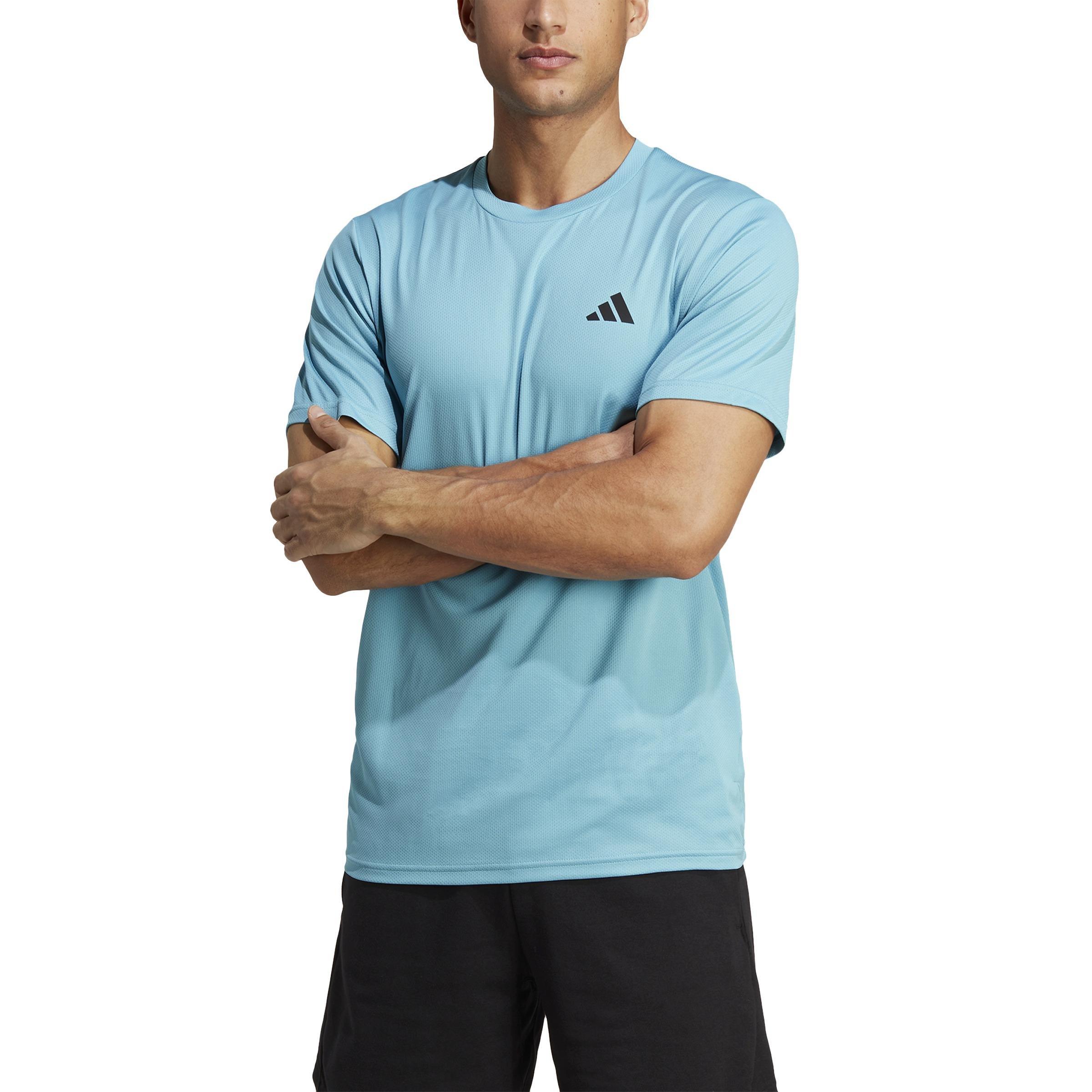 Men Train Essentials Training T-Shirt, Blue, A701_ONE, large image number 4