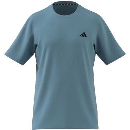 Men Train Essentials Training T-Shirt, Blue, A701_ONE, large image number 14