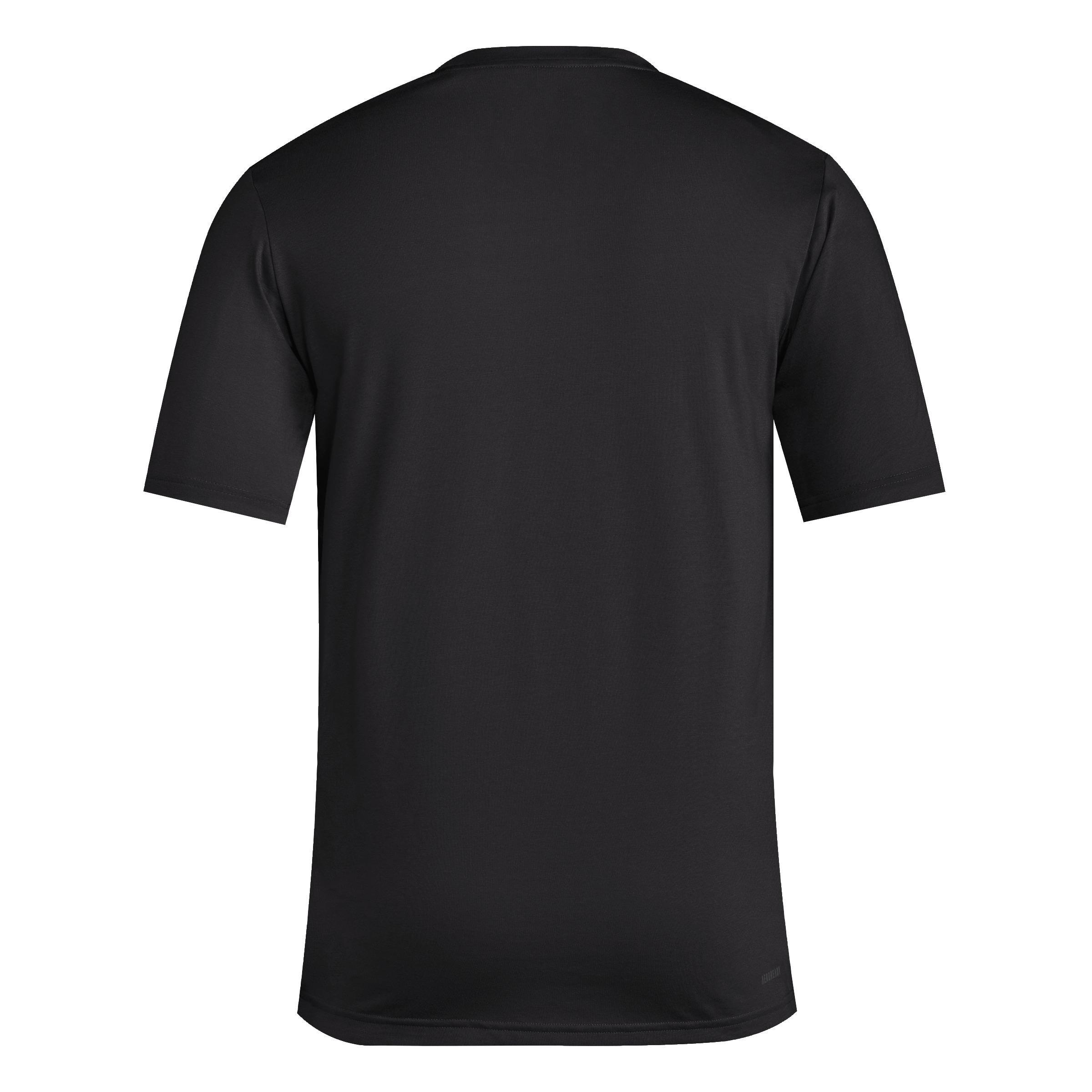 Train Essentials Feelready Training T-Shirt, Black, A701_ONE, large image number 2