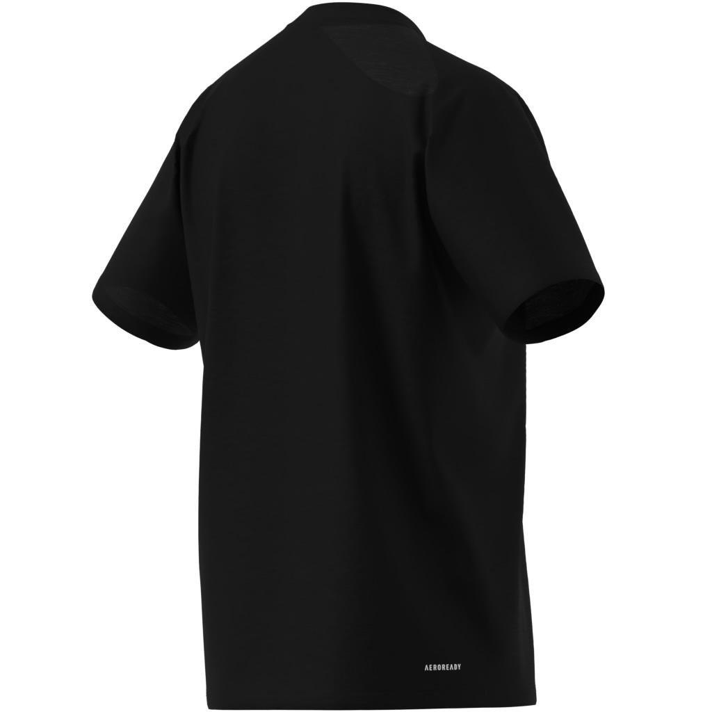 Train Essentials Feelready Training T-Shirt, Black, A701_ONE, large image number 8