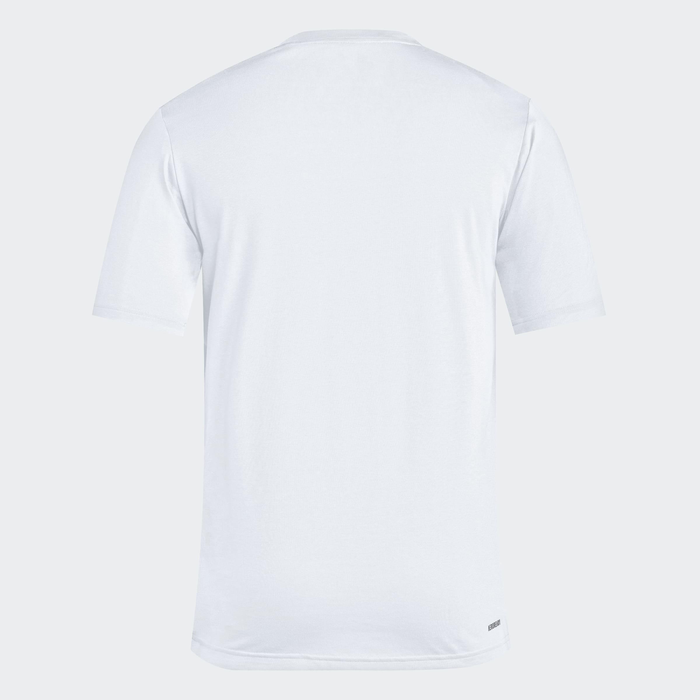 Train Essentials Feelready Training T-Shirt, White, A701_ONE, medium