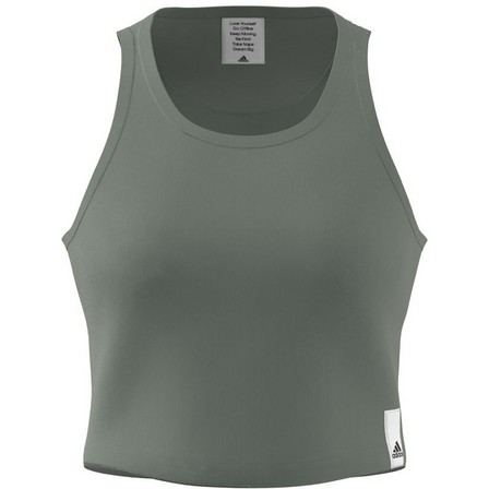 Women Lounge Rib Tank Top, Green, A701_ONE, large image number 12