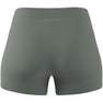 Women Lounge Rib Booty Shorts, Green, A701_ONE, thumbnail image number 5