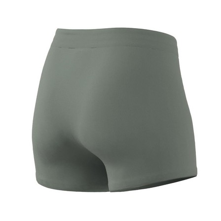 Women Lounge Rib Booty Shorts, Green, A701_ONE, large image number 7