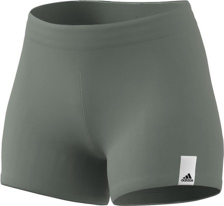Women Lounge Rib Booty Shorts, Green, A701_ONE, large image number 10