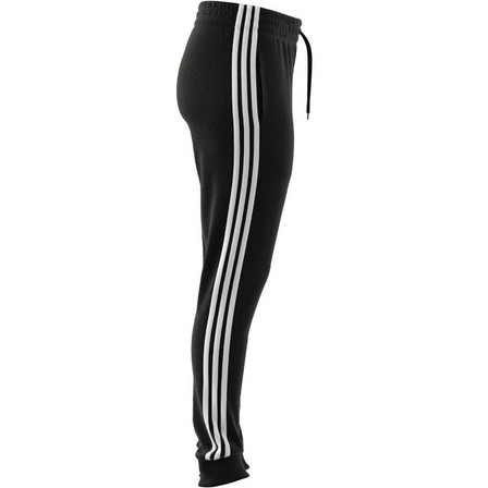 Women Essentials 3-Stripes French Terry Cuffed Joggers, Black, A701_ONE, large image number 7