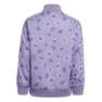 Kids Unisex Floral Tracksuit, Lilac, A701_ONE, thumbnail image number 2