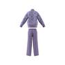 Kids Unisex Floral Tracksuit, Lilac, A701_ONE, thumbnail image number 9