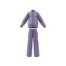 Kids Unisex Floral Tracksuit, Lilac, A701_ONE, thumbnail image number 11