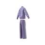 Kids Unisex Floral Tracksuit, Lilac, A701_ONE, thumbnail image number 15