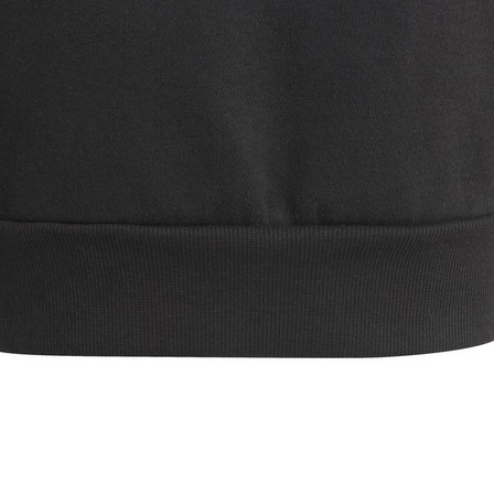 Kids Unisex Essentials 3-Stripes Zip Hooded Jacket, Black, A701_ONE, large image number 5