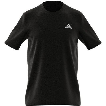 Men Essentials Single Jersey Embroidered Small Logo T-Shirt, Black, A701_ONE, large image number 8