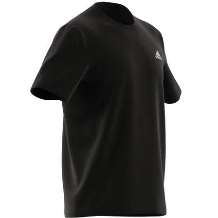 Men Essentials Single Jersey Embroidered Small Logo T-Shirt, Black, A701_ONE, large image number 9