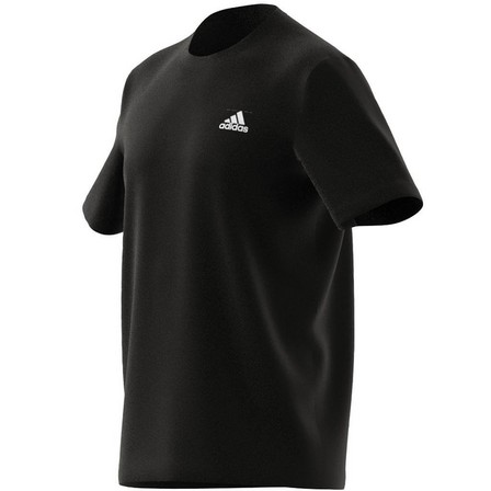 Men Essentials Single Jersey Embroidered Small Logo T-Shirt, Black, A701_ONE, large image number 14