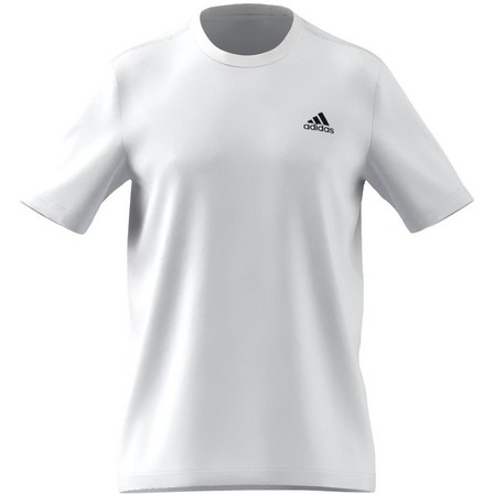 Men Essentials Single Jersey Embroidered Small Logo T-Shirt, White, A701_ONE, large image number 13