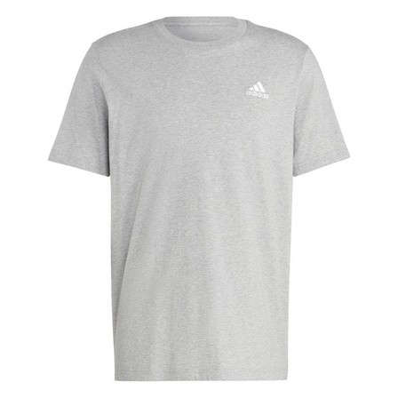 Men Essentials Single Jersey Embroidered Small Logo T-Shirt, Grey, A701_ONE, large image number 2