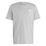 Men Essentials Single Jersey Embroidered Small Logo T-Shirt, Grey, A701_ONE, thumbnail image number 2