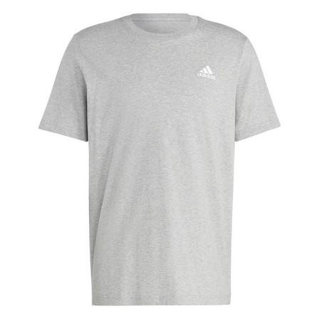 Men Essentials Single Jersey Embroidered Small Logo T-Shirt, Grey, A701_ONE, large image number 3
