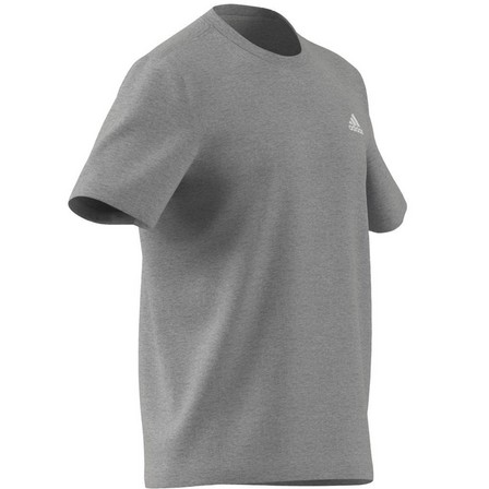 Men Essentials Single Jersey Embroidered Small Logo T-Shirt, Grey, A701_ONE, large image number 12
