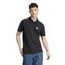 Men Essentials Pique Embroidered 3-Stripes Polo Shirt, Black, A701_ONE, thumbnail image number 7