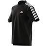 Men Essentials Pique Embroidered 3-Stripes Polo Shirt, Black, A701_ONE, thumbnail image number 13