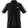 Men Essentials Pique Embroidered 3-Stripes Polo Shirt, Black, A701_ONE, thumbnail image number 17