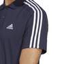 Essentials Piqu?� Embroidered Small Logo 3-Stripes Polo Shirt legend ink Male Adult, A701_ONE, thumbnail image number 5