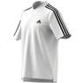 Men Essentials Pique Embroidered Small Logo 3-Stripes Polo Shirt, White, A701_ONE, thumbnail image number 7