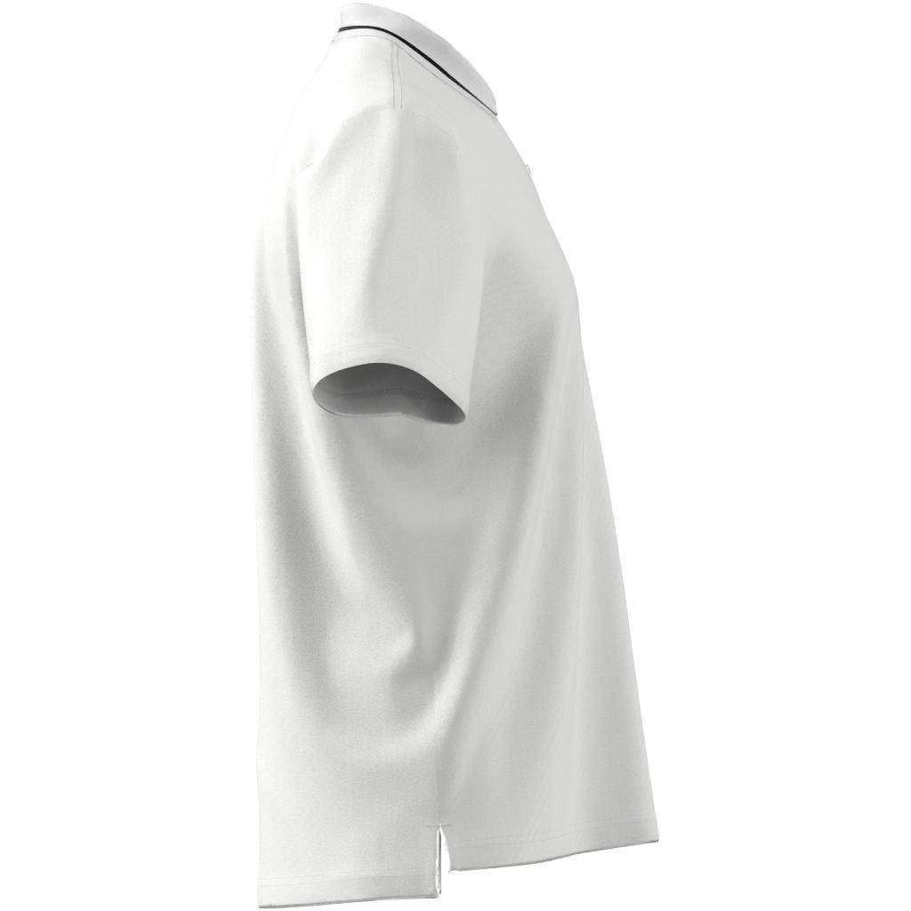adidas - Men Essentials Pique Small Logo Polo Shirt, White
