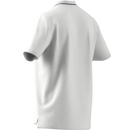 Men Essentials Pique Small Logo Polo Shirt, White, A701_ONE, large image number 6