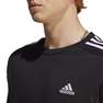 Men Essentials Single Jersey 3-Stripes T-Shirt, Black, A701_ONE, thumbnail image number 6