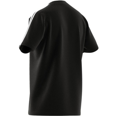 Men Essentials Single Jersey 3-Stripes T-Shirt, Black, A701_ONE, large image number 11