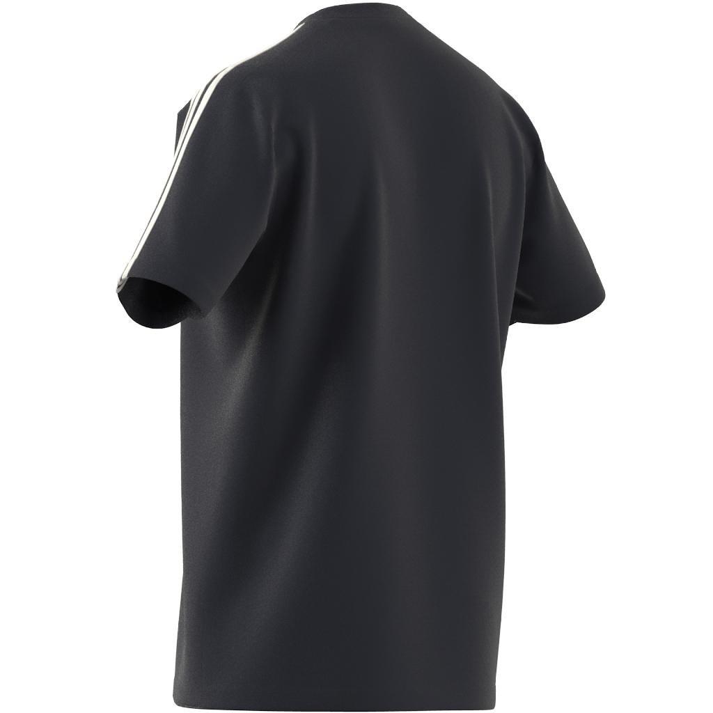 Men Essentials Single Jersey 3-Stripes T-Shirt, Black, A701_ONE, large image number 6
