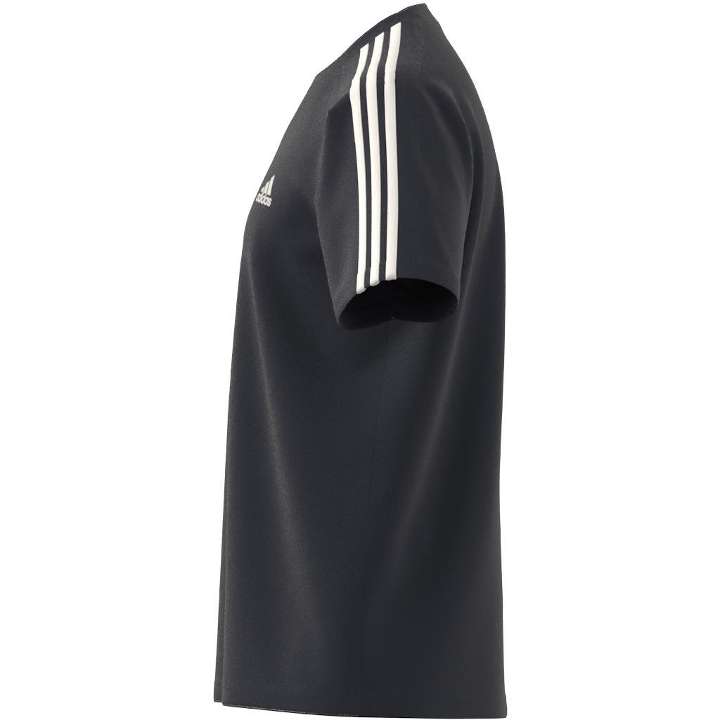 Men Essentials Single Jersey 3-Stripes T-Shirt, Black, A701_ONE, large image number 8