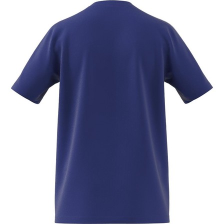 Men Essentials Single Jersey 3-Stripes T-Shirt, Blue, A701_ONE, large image number 7