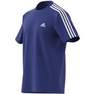Men Essentials Single Jersey 3-Stripes T-Shirt, Blue, A701_ONE, thumbnail image number 11